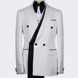 Suits & Blazers | Mens White Black Tuxedo | Poshmark
